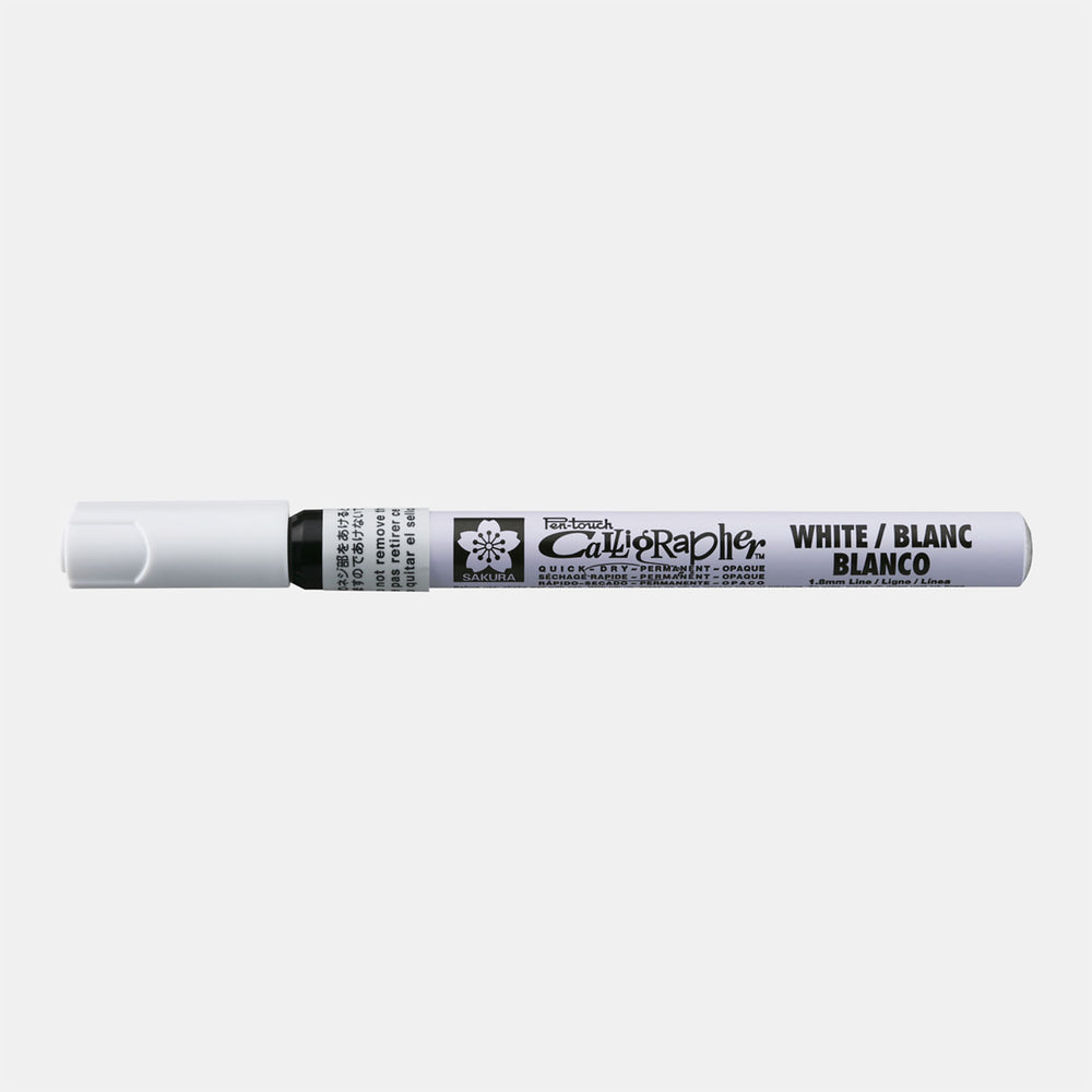 Sakura • pen-touch kalligrafie pen fijn wit