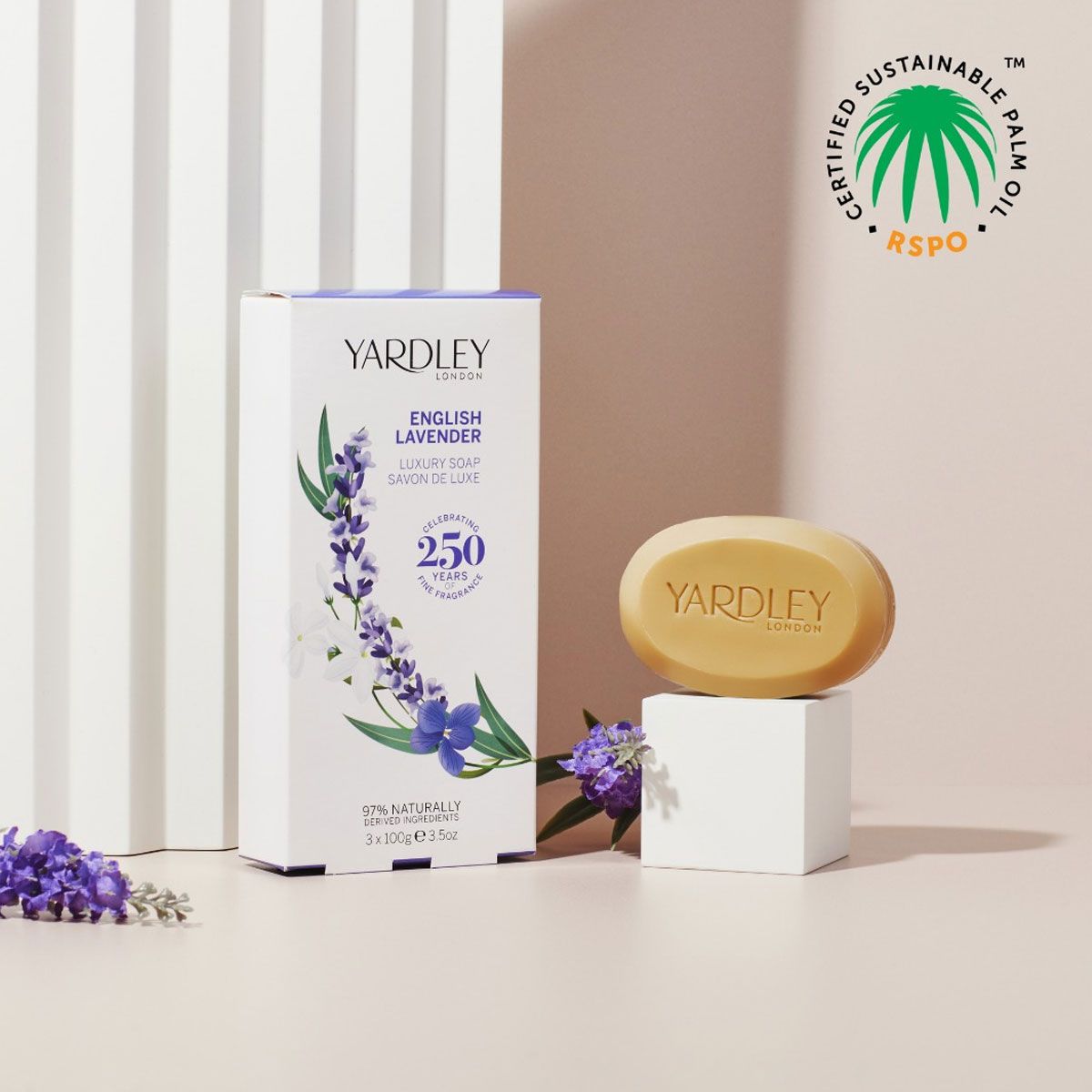 Yardley london english lavender zeep 3x100gr.