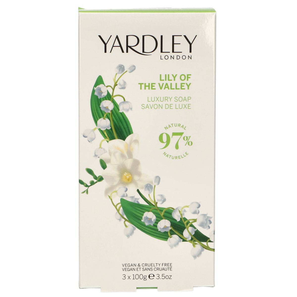 Yardley london english zeep lelietje-van-dalen 3x100gr.