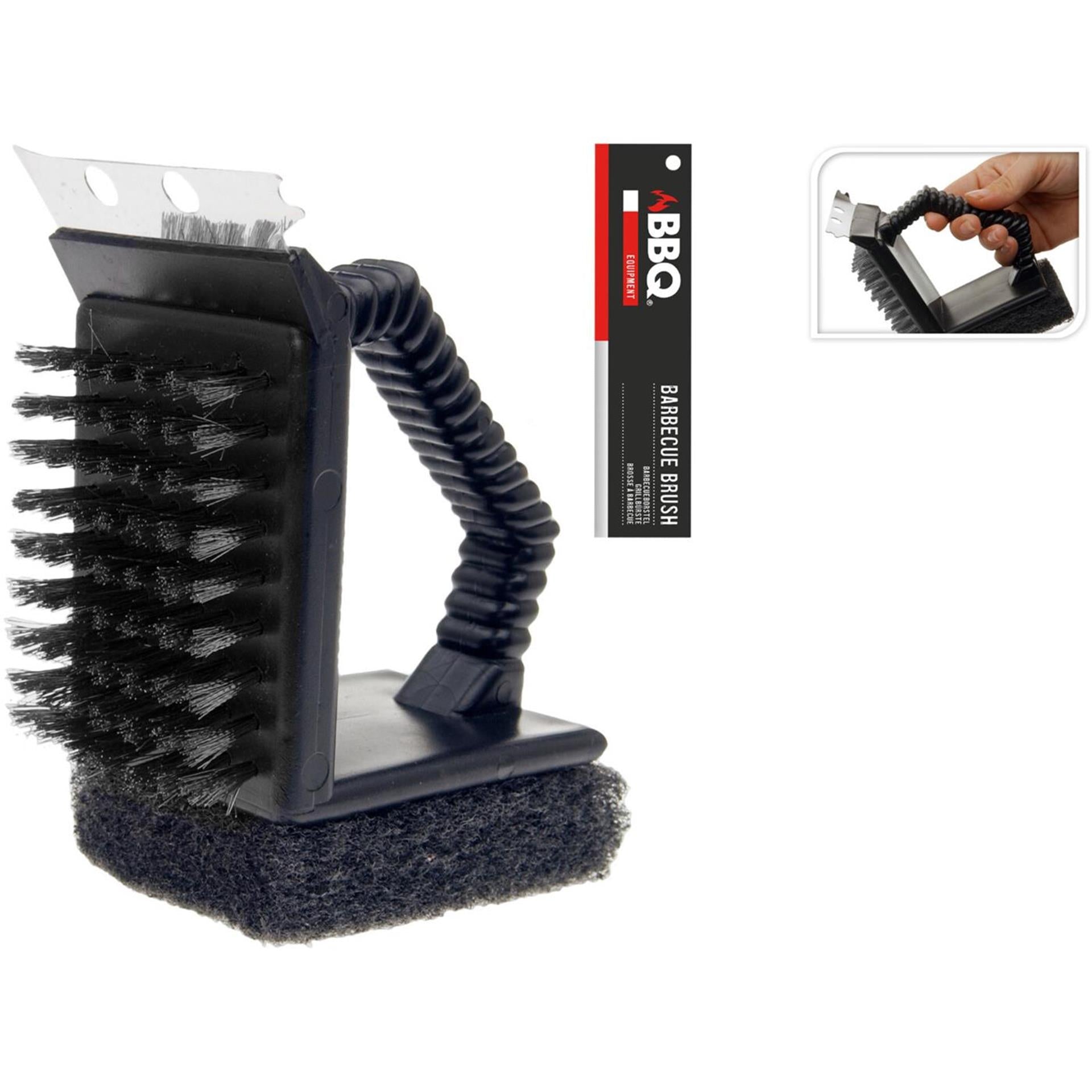Bbq borstel 3 in 1