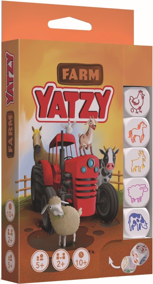 Smart games boerderij yatzy het boerderijspel met dobbelstenen