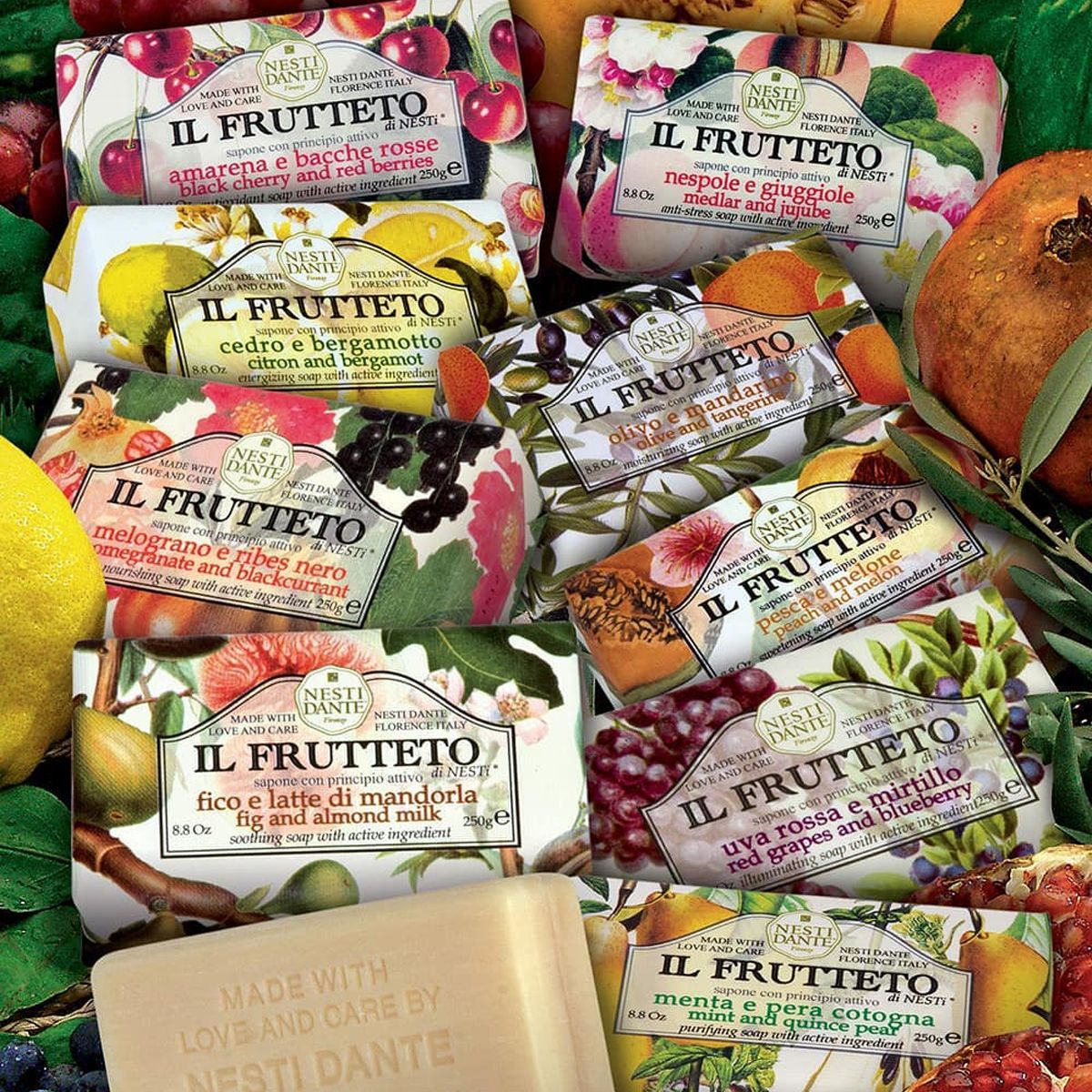 Nesti dante il frutteto perzikmeloenzeep 250gr.