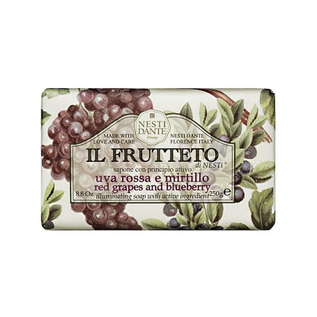 Nesti dante il frutteto rode druiven bosbessenzeep 250gr.