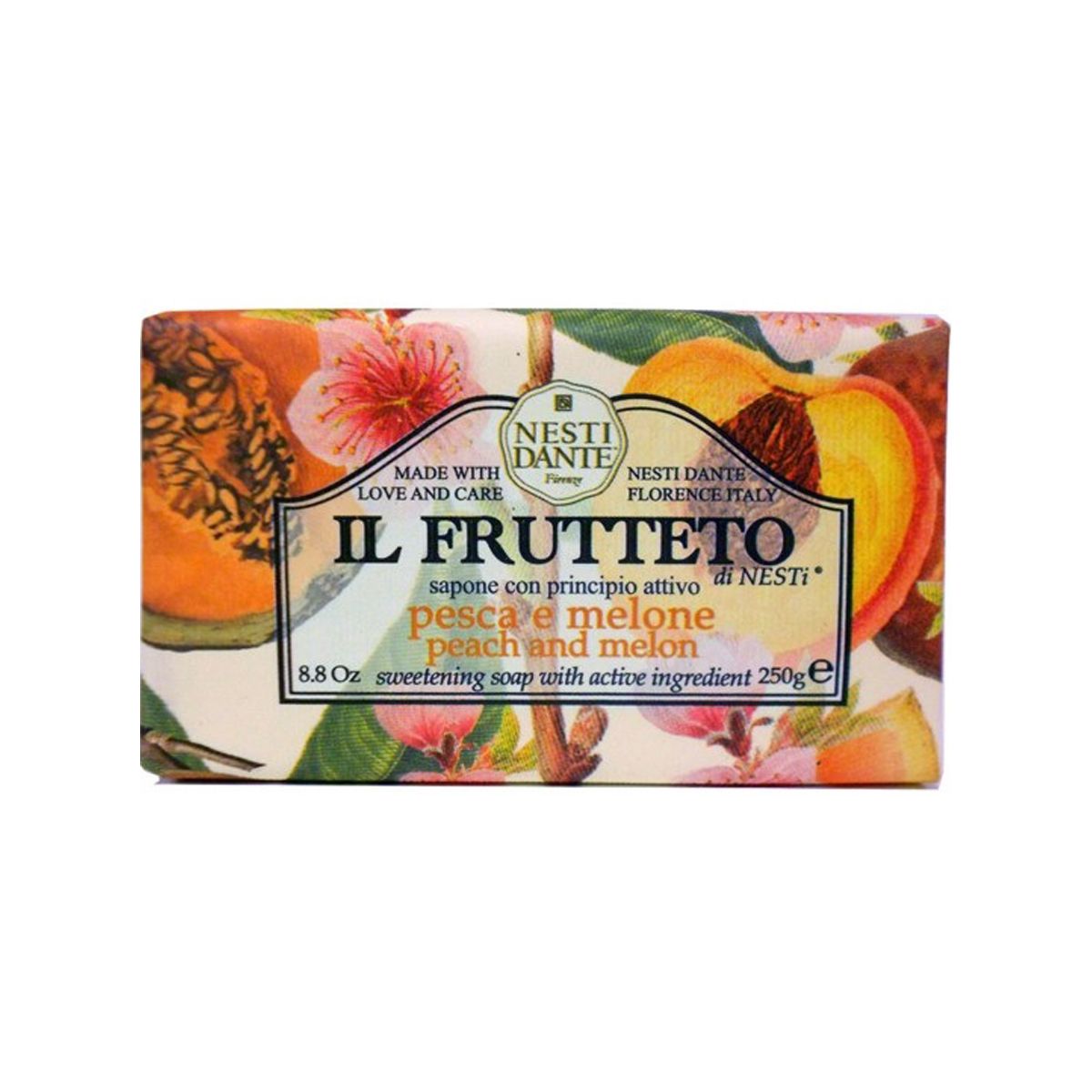 Nesti dante il frutteto perzikmeloenzeep 250gr.