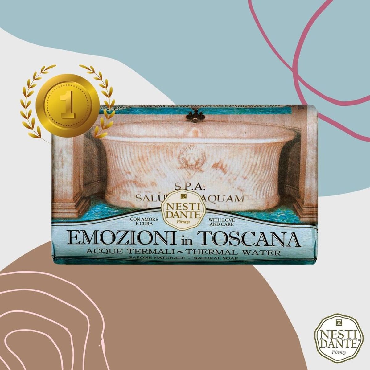 Nesti dante emozioni thermaalwaterzeep 250gr.