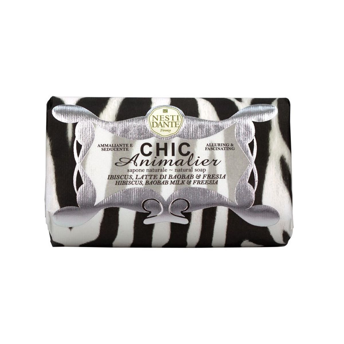 Nesti dante chic animalier hibiscus, baobab melk freesia zeep 250gr.