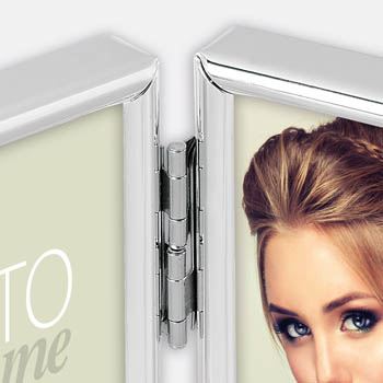 Zep 120ts01-5r zilveren lijst drievoudig 3x13x18 cm