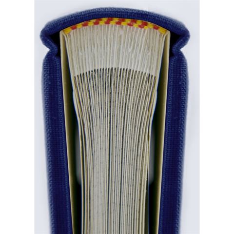 Zep Fotoalbum OB313130 ​​Katoen Con Velina Blauw met 30 vellen 31x31 cm