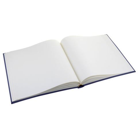 Zep Fotoalbum OB313130 ​​Katoen Con Velina Blauw met 30 vellen 31x31 cm