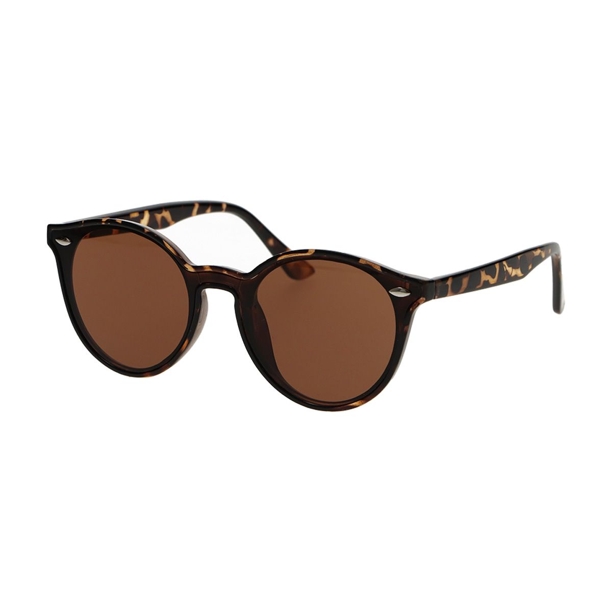 Spectrum rond zonnebril tortoise bruin dames
