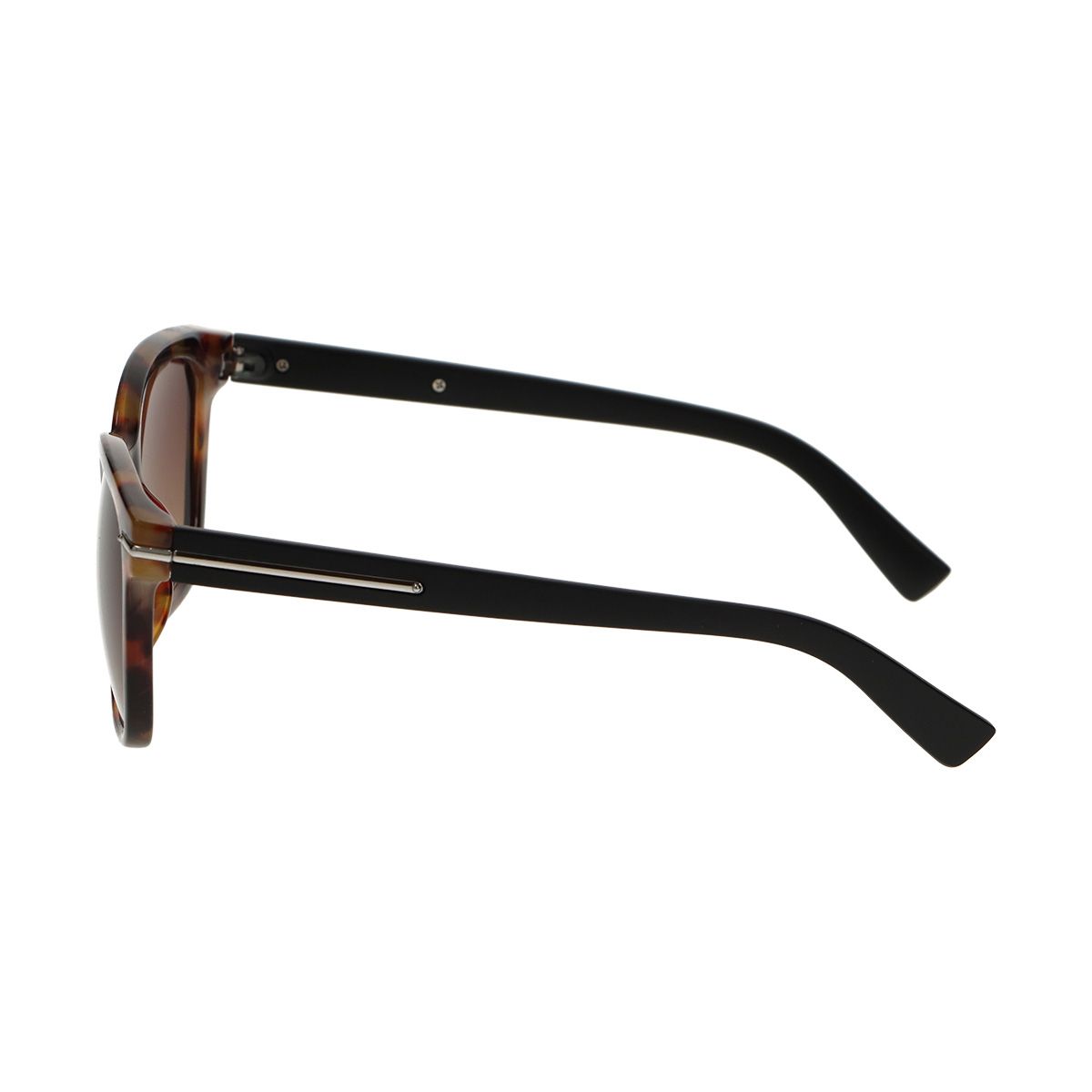 Spectrum zonnebril vierkant tortoise mat zwart dames