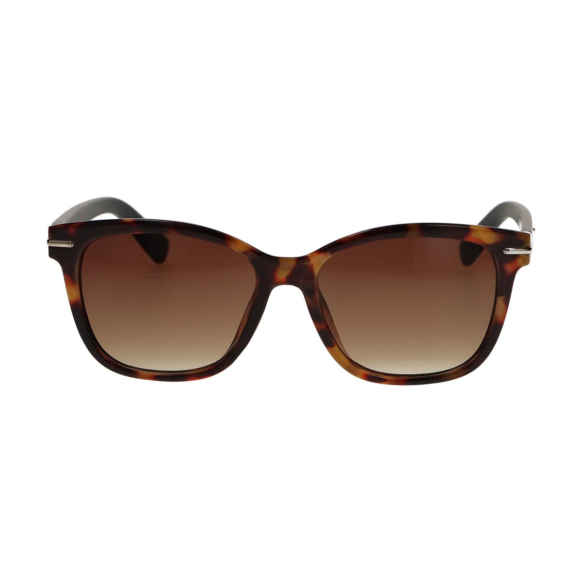 Spectrum zonnebril vierkant tortoise mat zwart dames