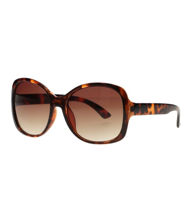 Spectrum zonnebril statement ovaal groot tortoise bruin dames