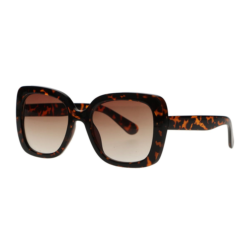 Spectrum zonnebril statement vlinder schildpad bruin glas dames