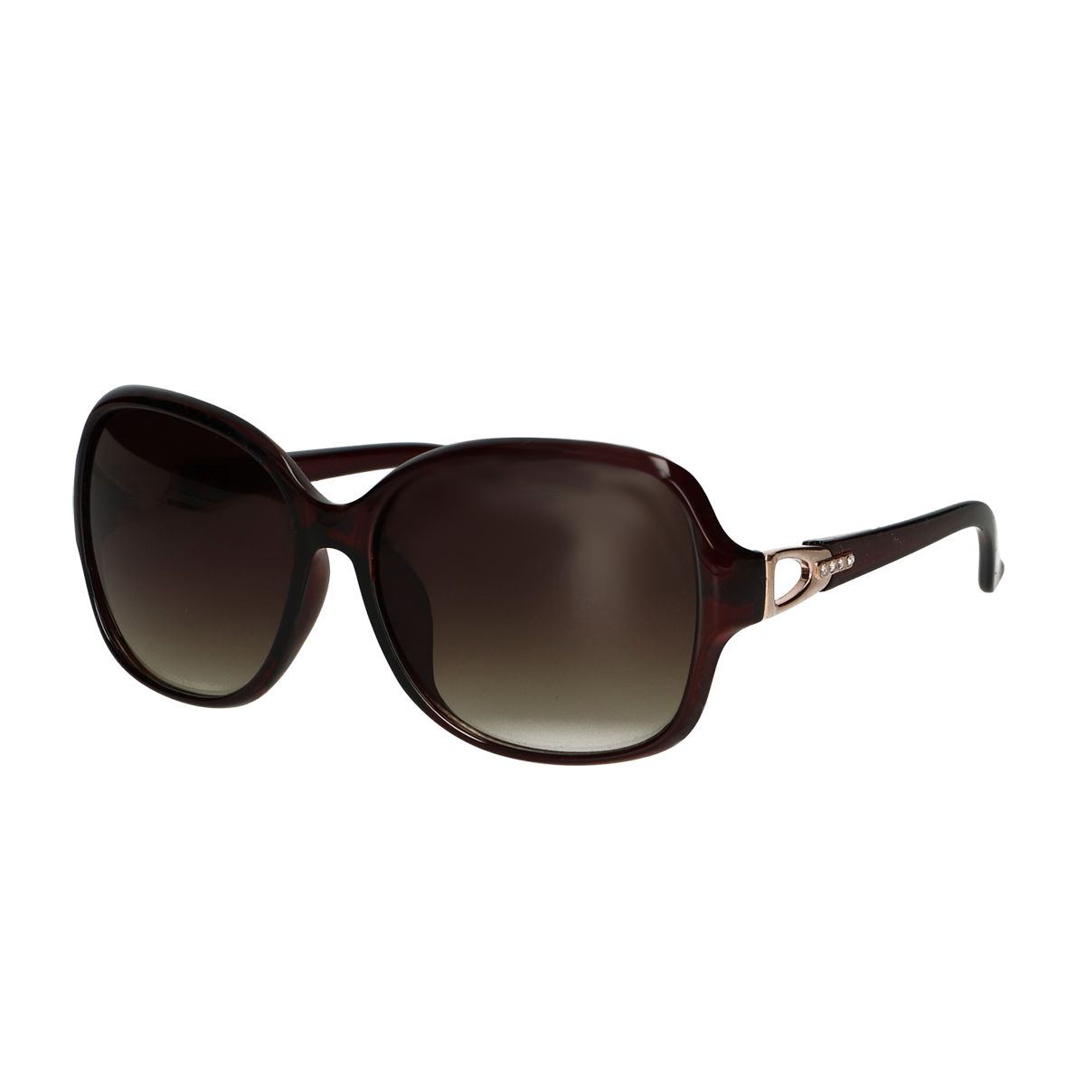 Spectrum zonnebril donker bruin rond dames