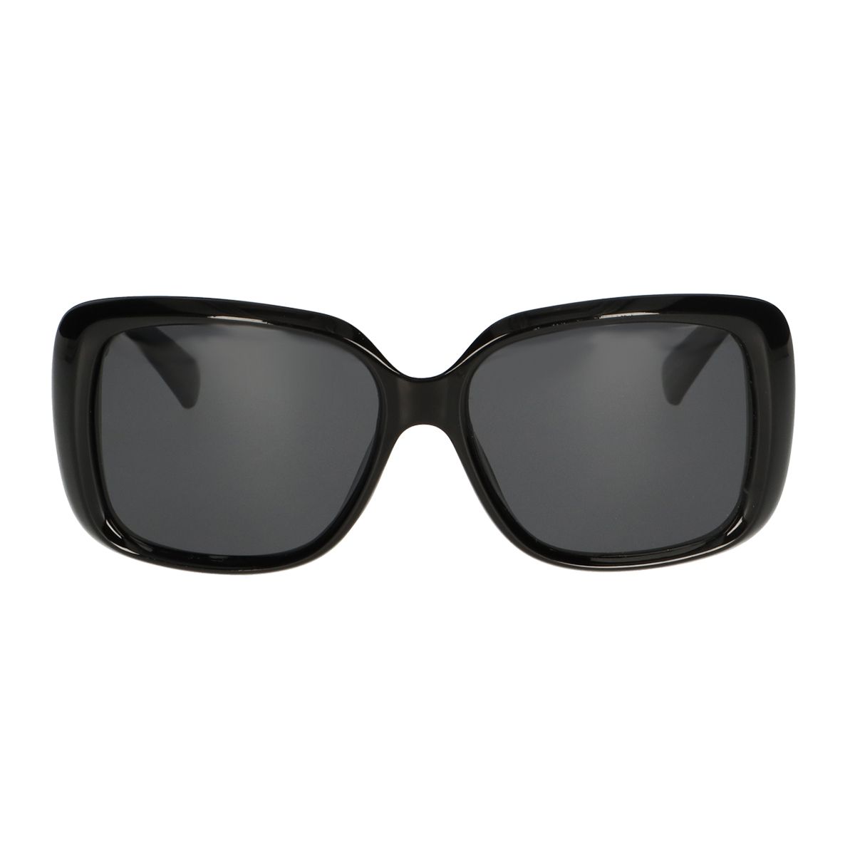 Spectrum zonnebril zwart gevlochten dames