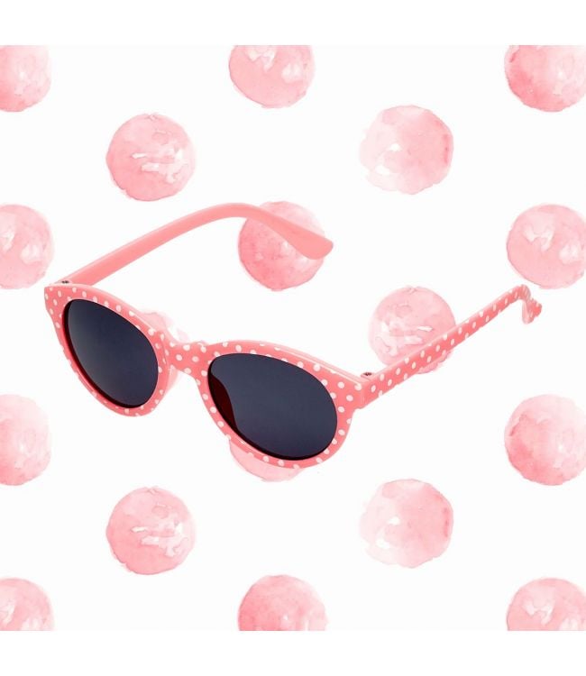 Spectrum zonnebril meisje roze stip