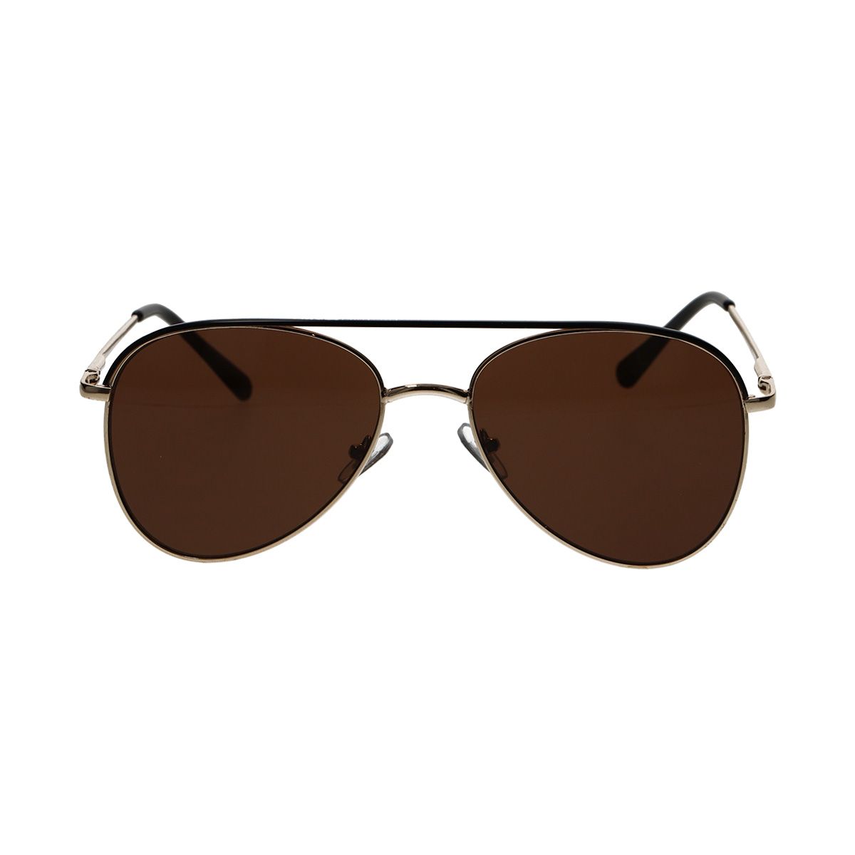 Spectrum zonnebril piloot goud zwart bruin heren