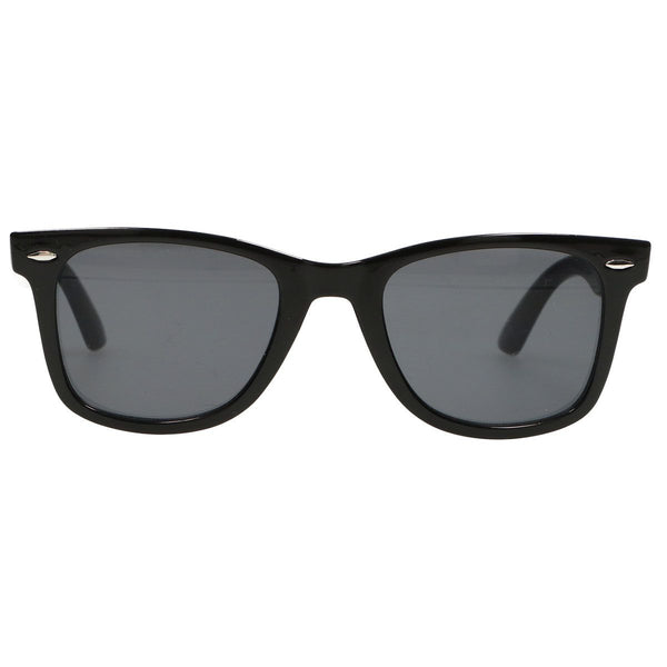 Spectrum polarized zonnebril vierkant zwart smoke heren