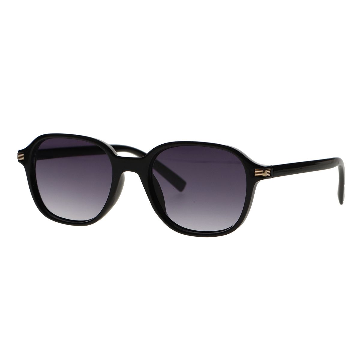 Spectrum zonnebril zwart smoke glas goud unisex