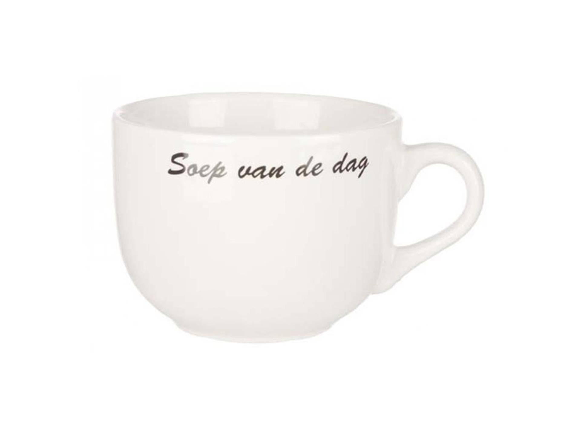 Cosy trendy soepkom soep van de dag