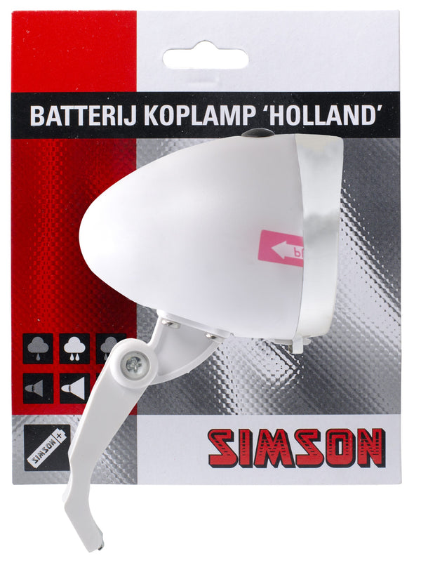 Koplamp Simson holland classic wit