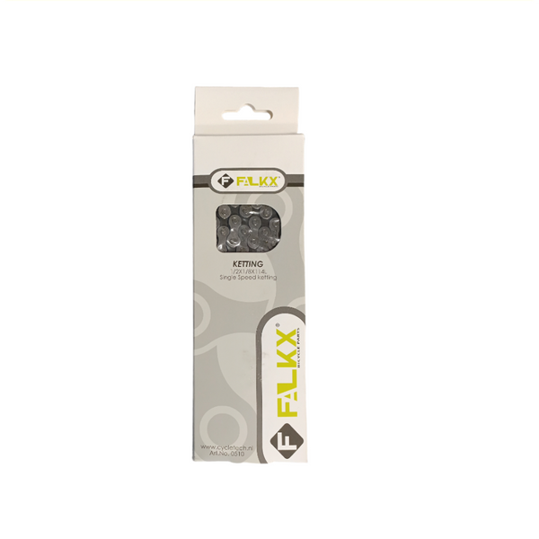 FALKX ketting 1 2x1 8x112L, Single Speed