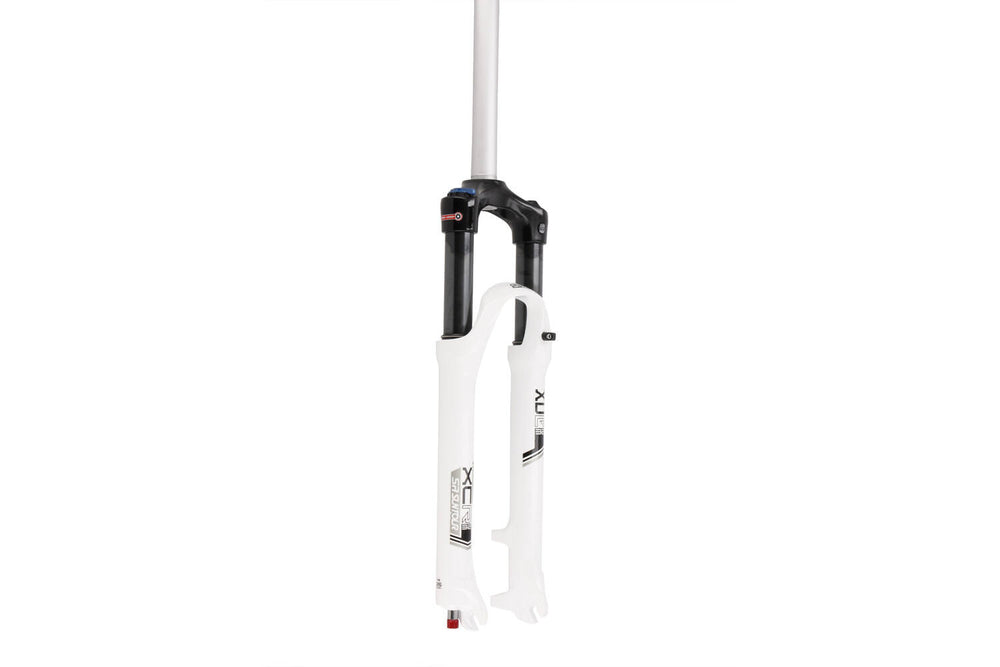 Sr suntour - xcr32 lucht voorvork 26 lor 100mm wit