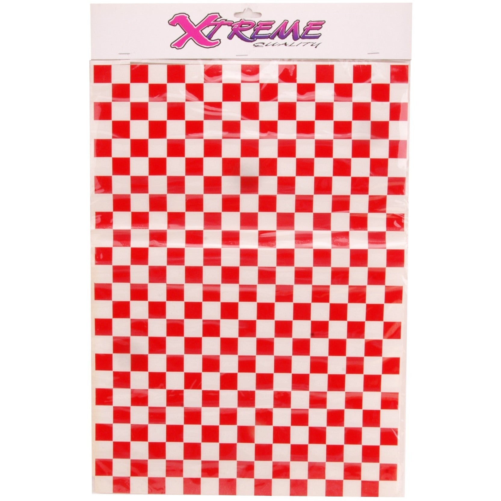 Diverse stickerset blokvlag rood