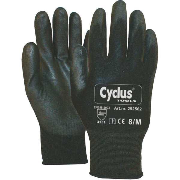 Cyclus 7292562 gants de montage taille moyenne 8 jante jaune