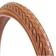 Deli band buitenband 24 inch 24x1,75 47-507 bruin reflectie