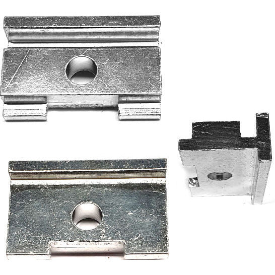 Bls standaard adapterplaat aluminium smal - breed