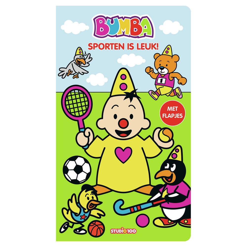 Studio 100 Kartonboek met flapjes Sporten is Leuk!