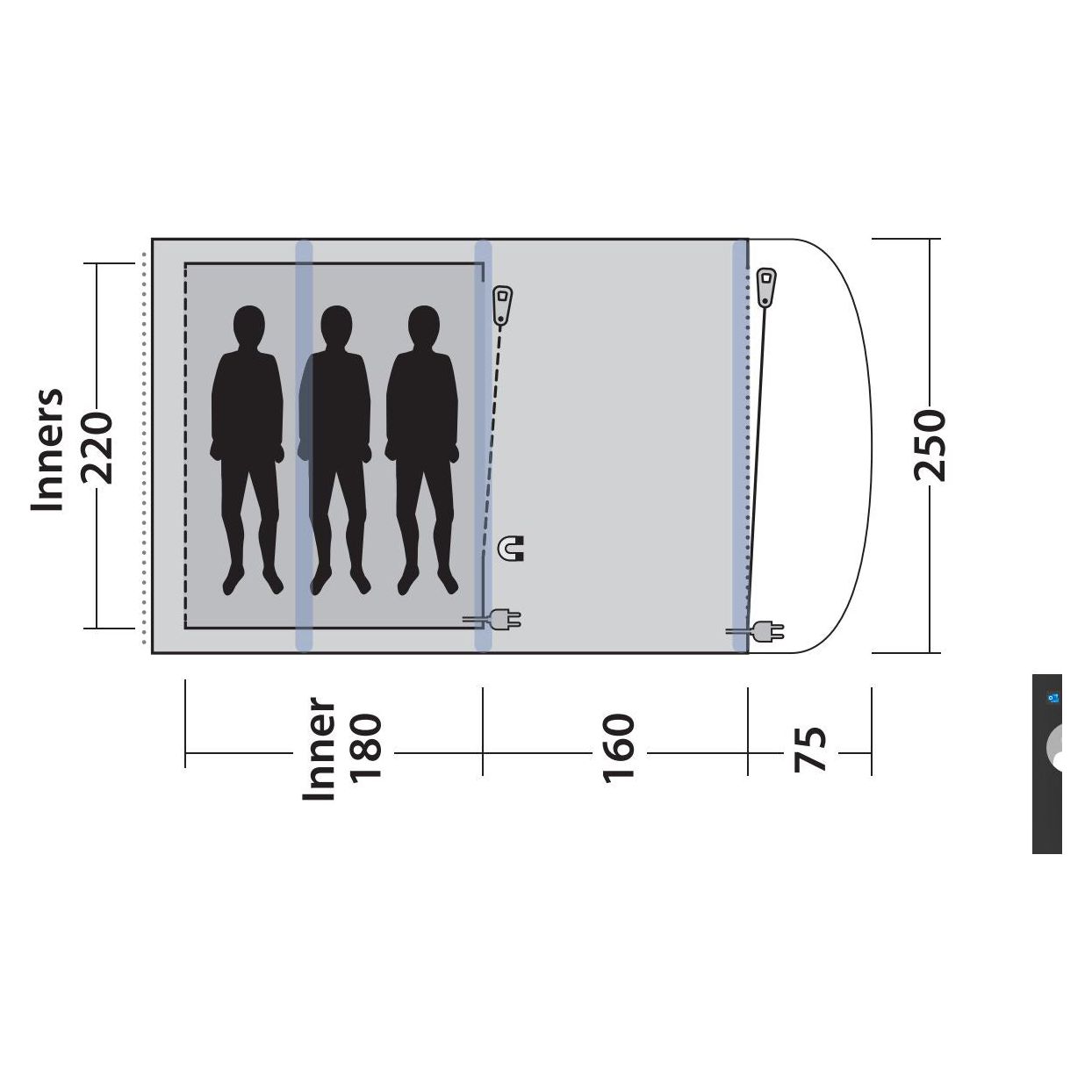 Tente Outwell Lindale 3PA