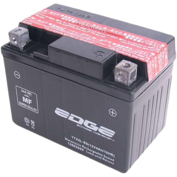 Batterie Edge CTX5-LBS avec pack acide (11 x 7 x 8,5 cm)