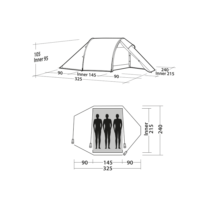 Easy Camp Vega 300 Compact tent