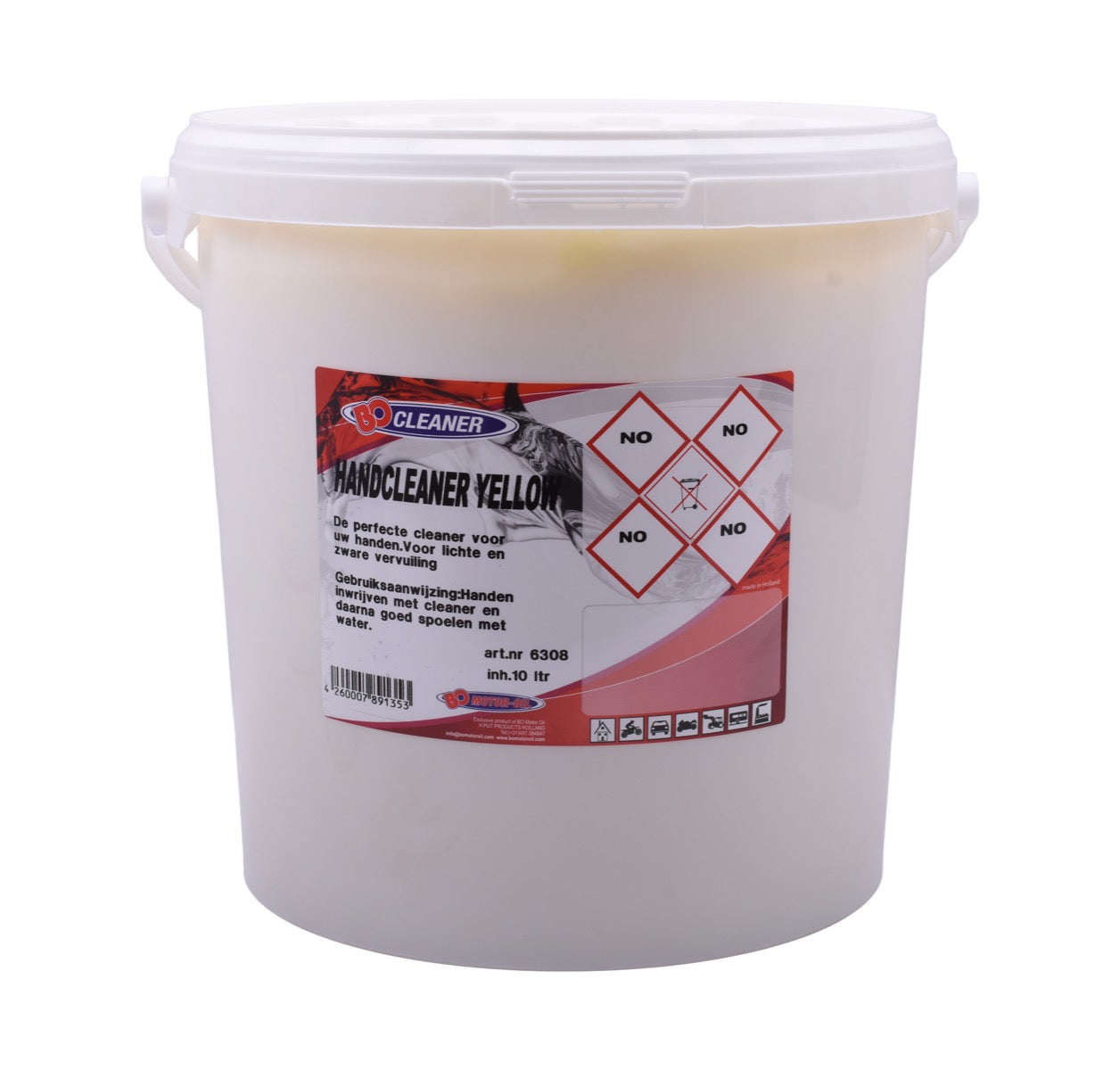 Bo motorolie zeep bo handreiniger geel (10,0kg)