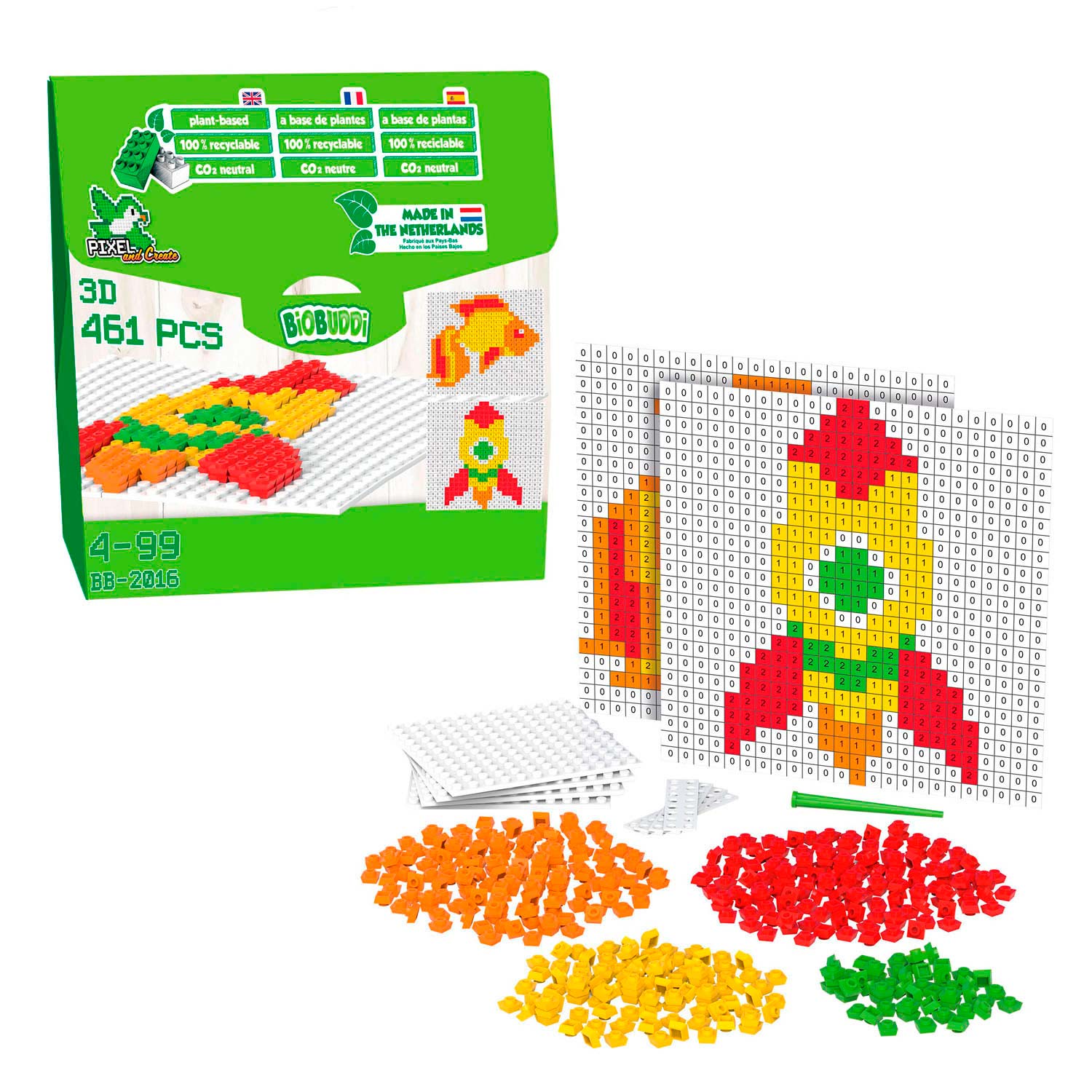 BiOBUDDi Maak Vis van Raket, 461dlg.