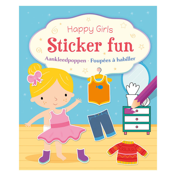 Happy Girls Sticker Fun - Aankleedpoppen