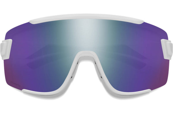 Smith - lunettes wildcat blanc chromapop violet miroir