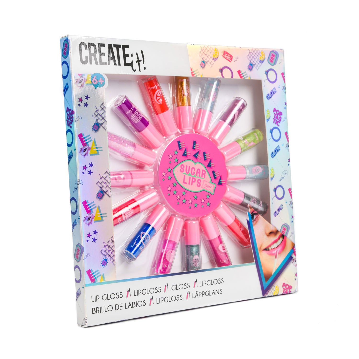 Creëer het! Poptastic Mini Lipgloss, 16dlg.
