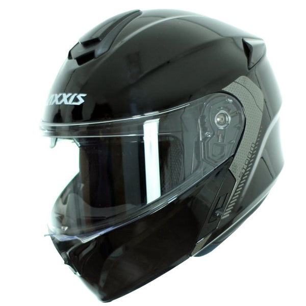 Helm Axxis Storm Solid Mat Zwart XL