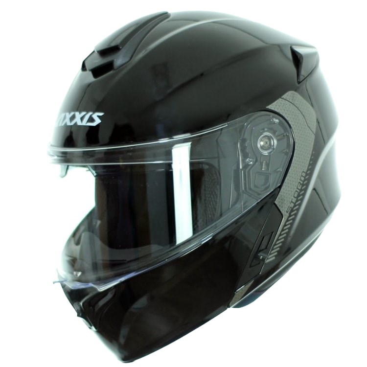 Axxis helm storm effen mat zwart s