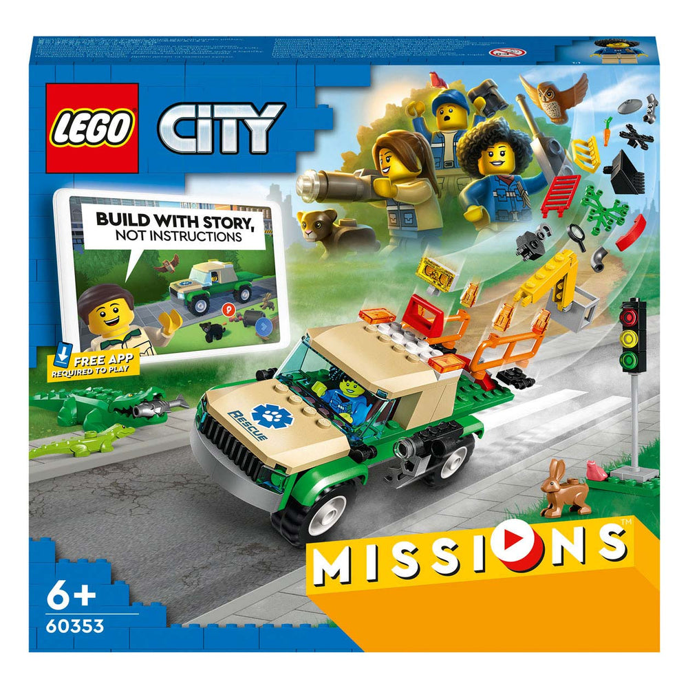 Lego city - wilde dieren reddingsmissies constructiespeelgoed (60353)
