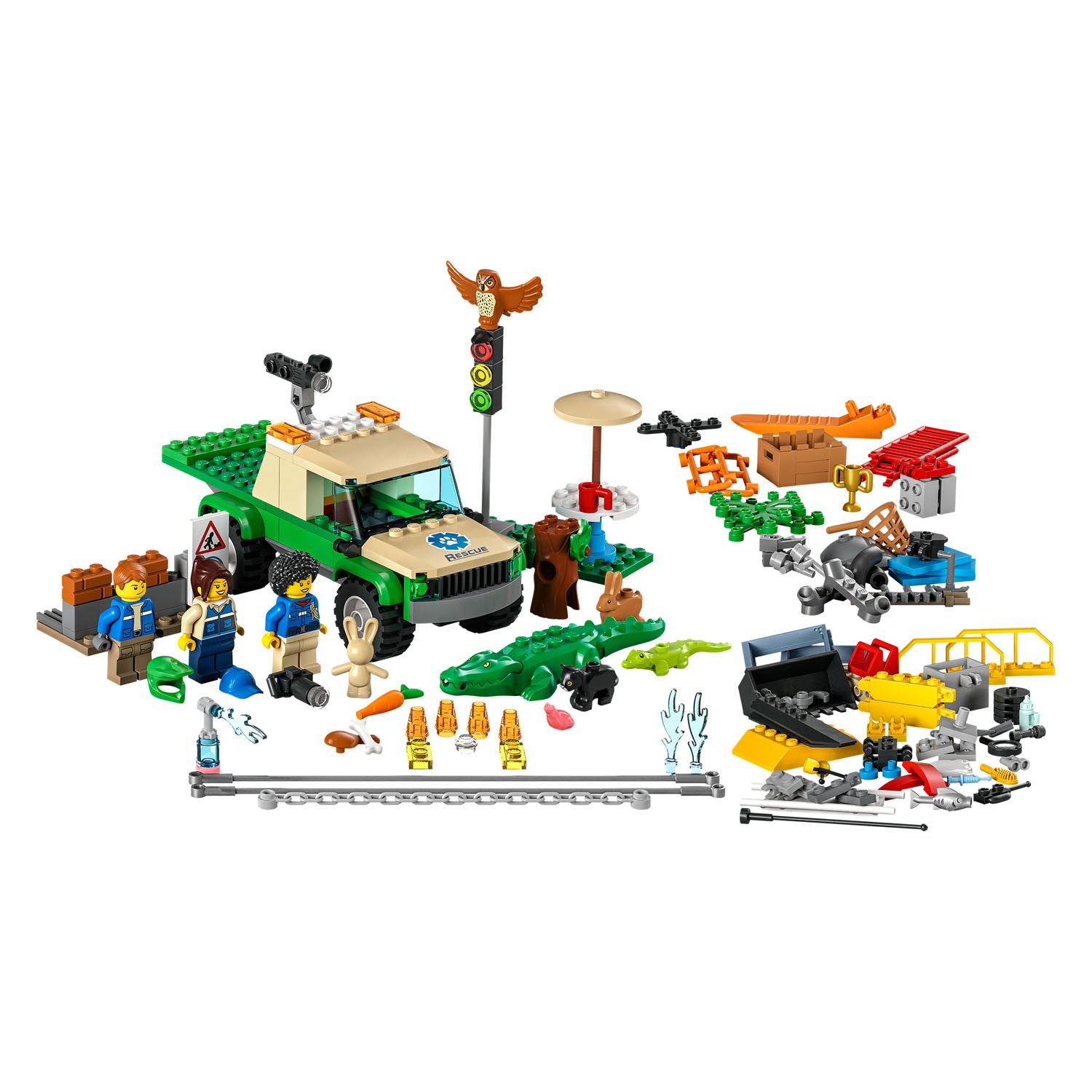 Lego city - wilde dieren reddingsmissies constructiespeelgoed (60353)