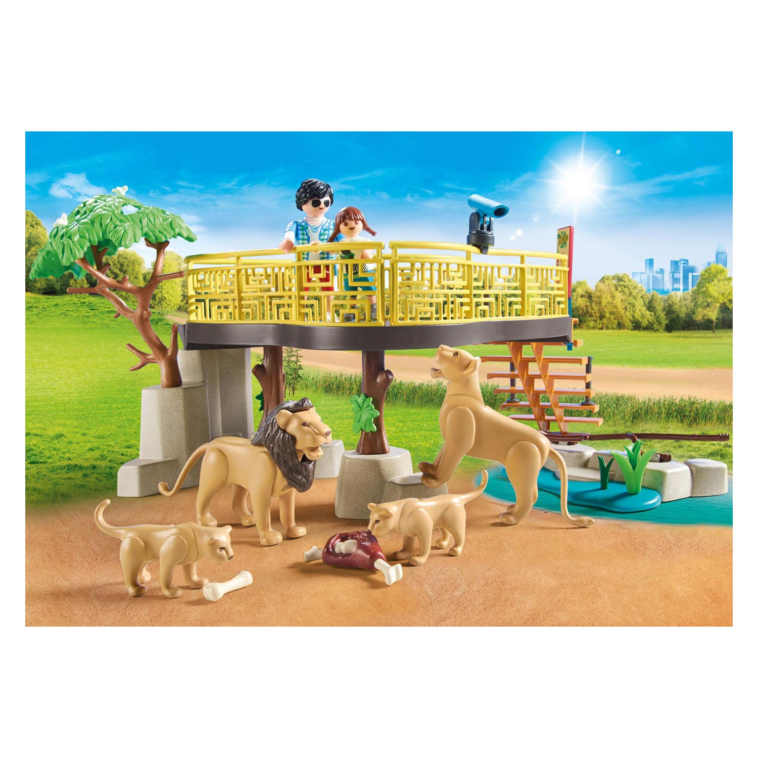 Playmobil Family Fun Leeuwen in het Buitenverblijf - 71192