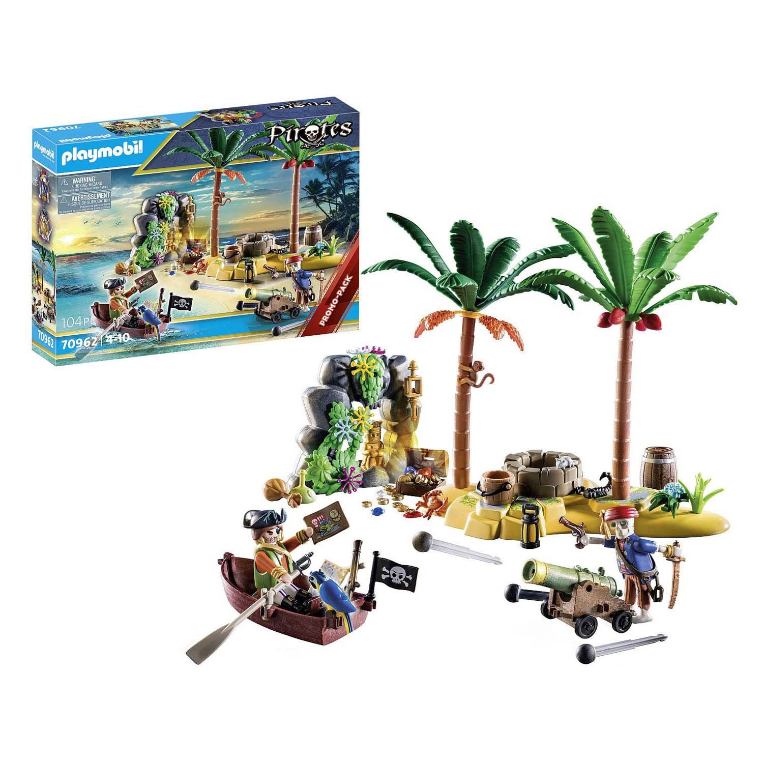 PLAYMOBIL PLAYMOBIL Piraten Piratenschateiland met skelet