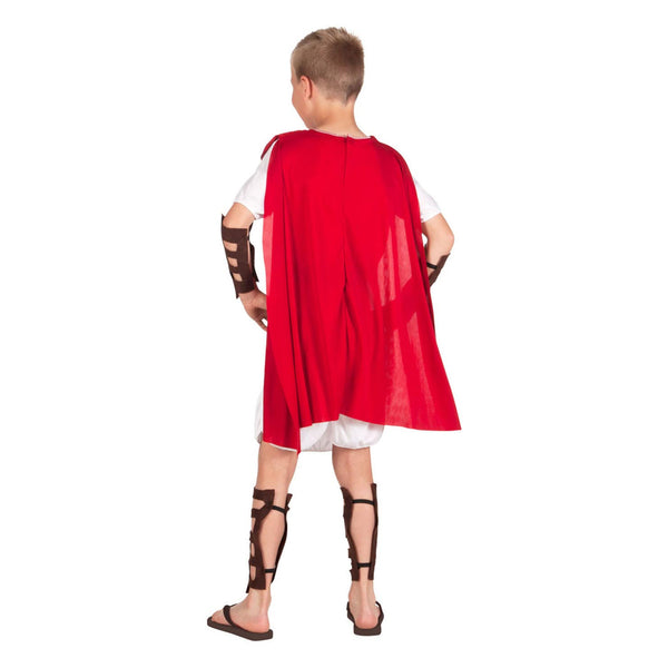 Gladiator Kostuum Junior 7 - 9 jaar Rood Bruin maat 128 140
