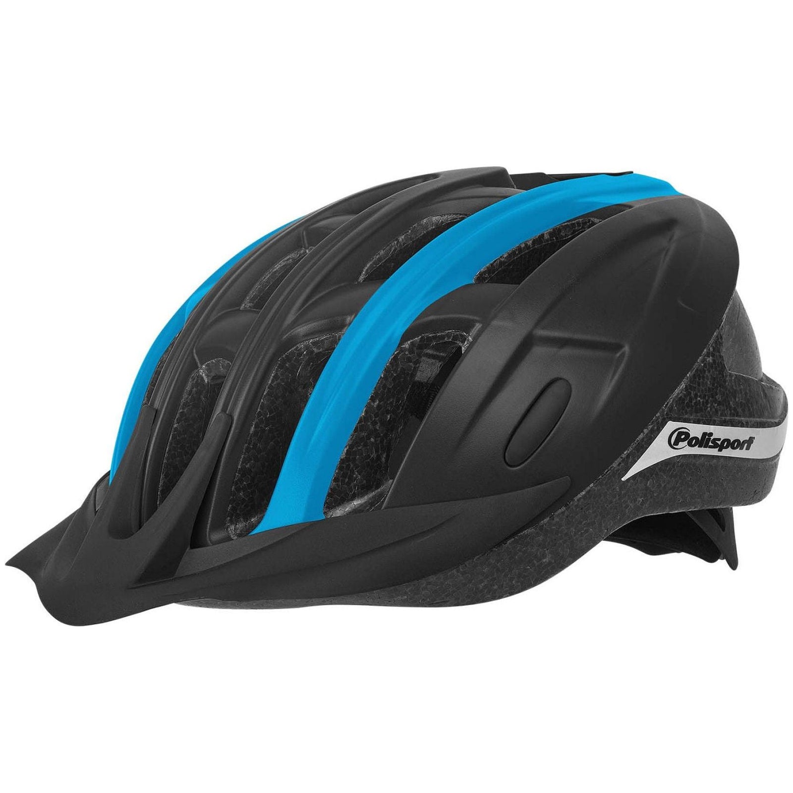 Polisport Ride In Helm. maat: M (54 58 cm), kleur: zwart blauw mat