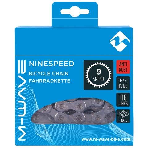 Chaine M-Wave 9v 1 2x11 128